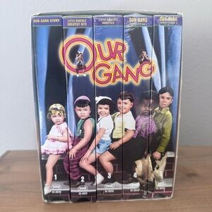 Our Gang Little Rascals VHS five movie set